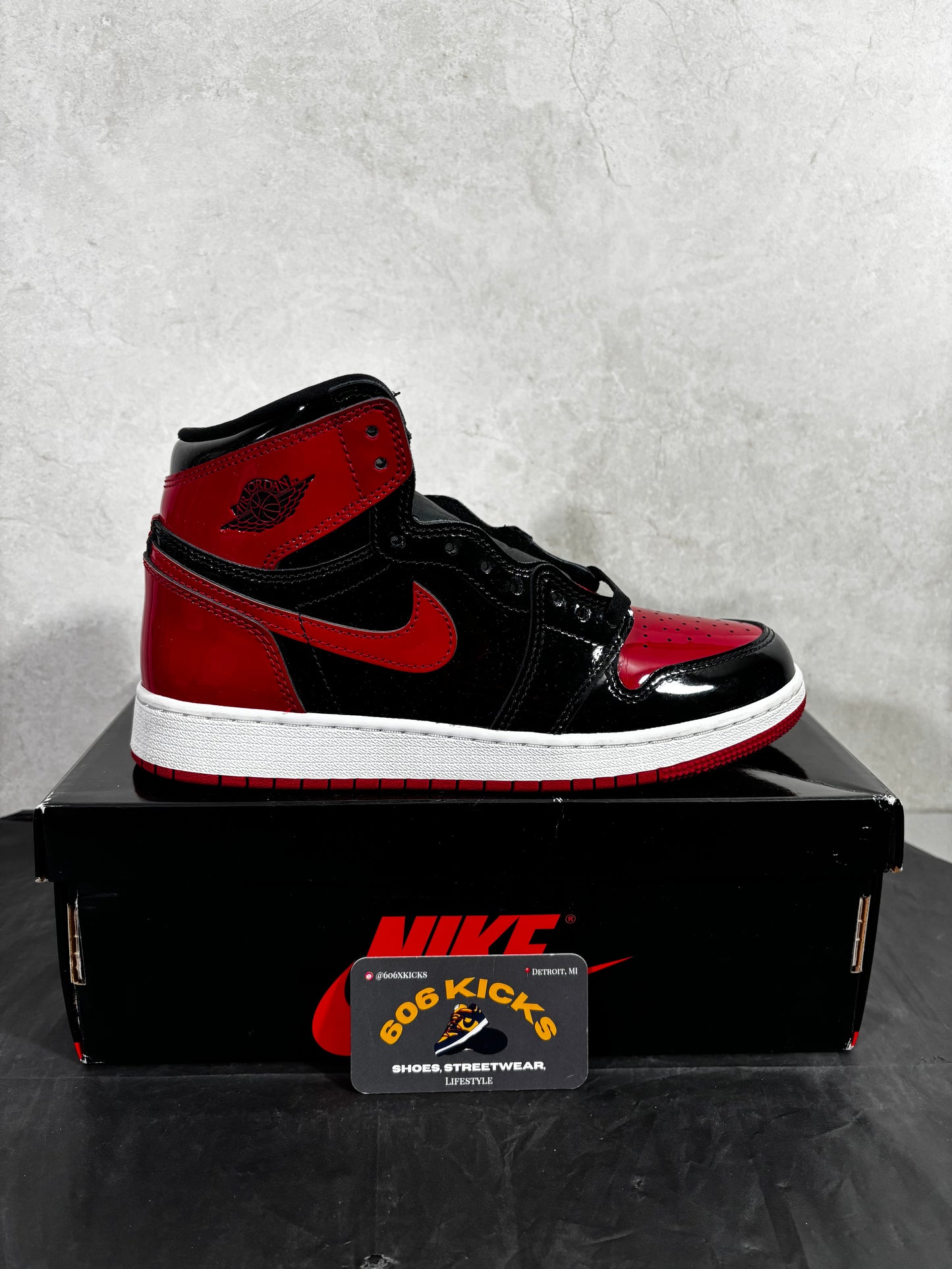 *Pre-Owned Jordan 1 'Patent Bred' GS