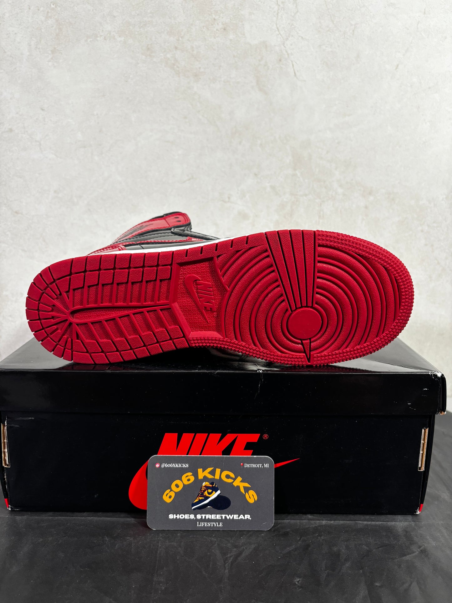 *Pre-Owned Jordan 1 'Patent Bred' GS