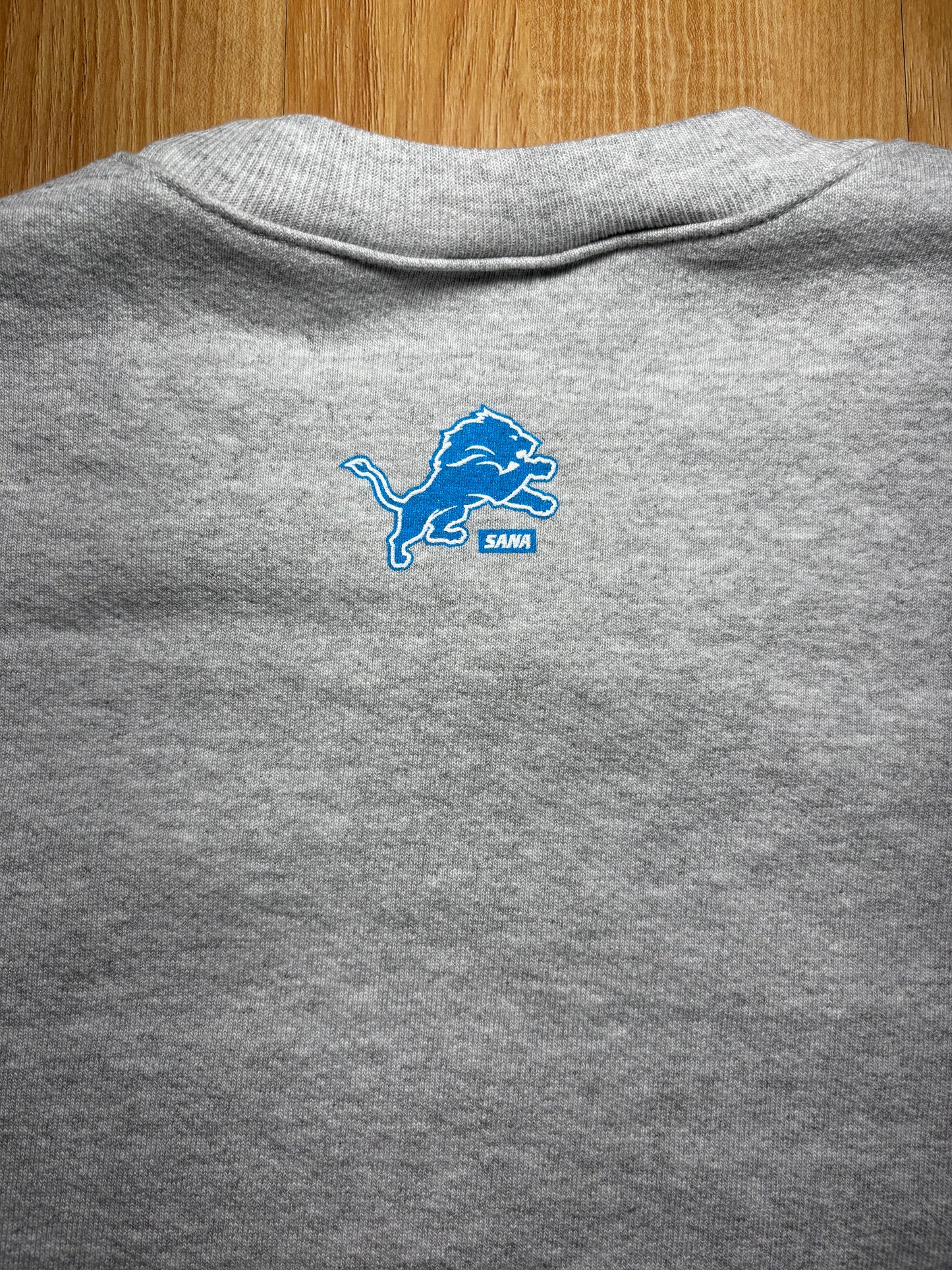 SANA Lions Skull Football Crew 'Ash Gray'