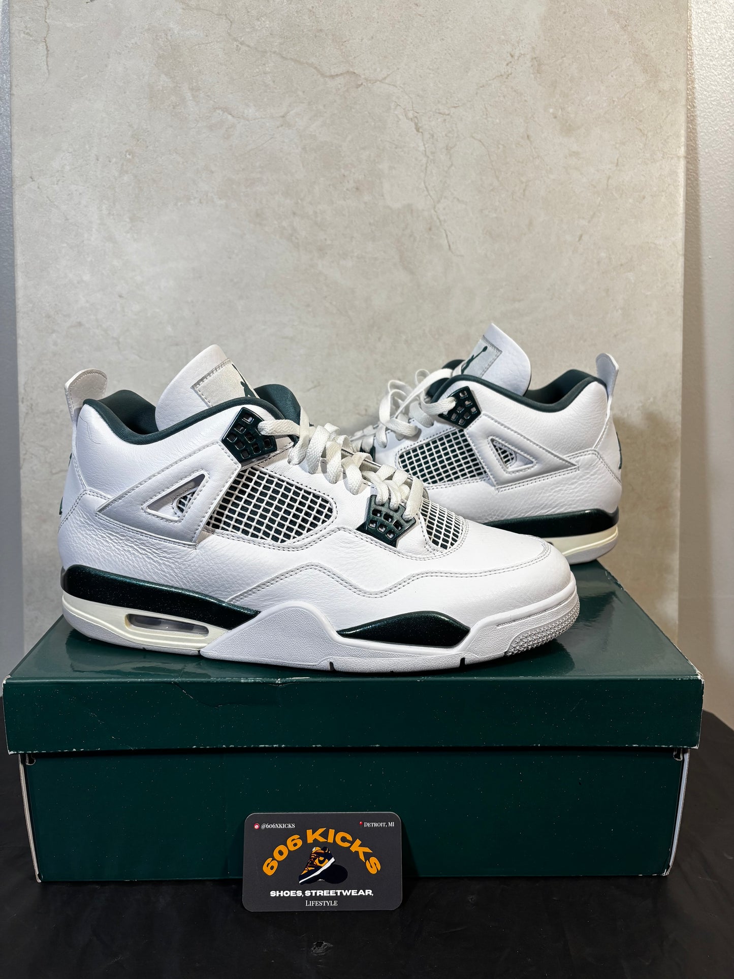 *Pre-Owned Jordan 4 ''Oxidized Green'