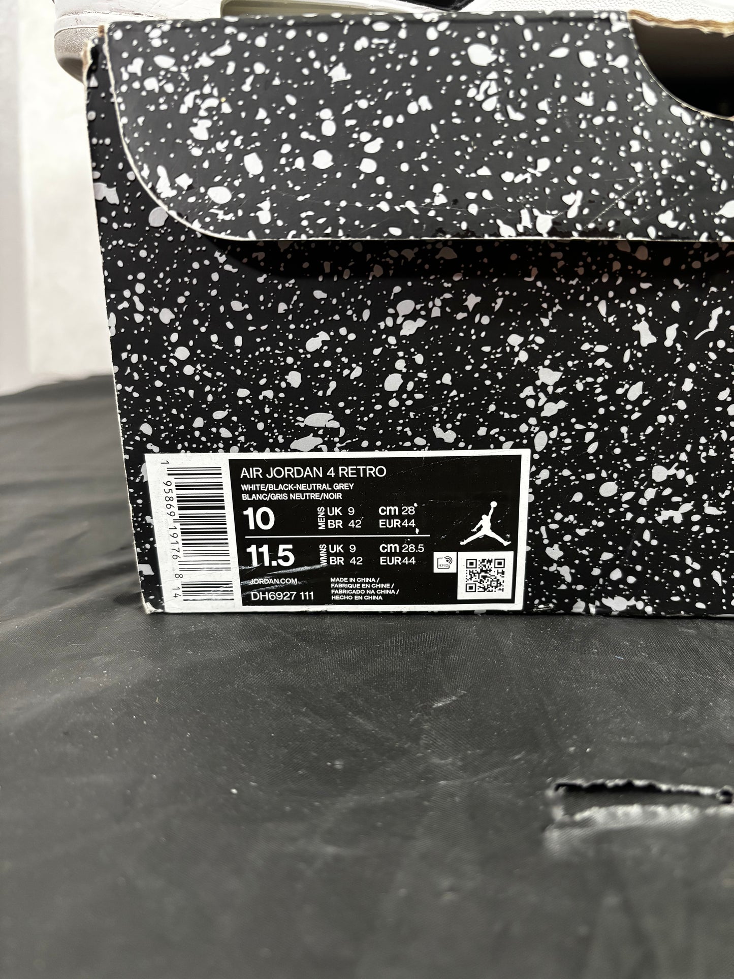 *Pre-Owned Jordan 4 'Military Black'