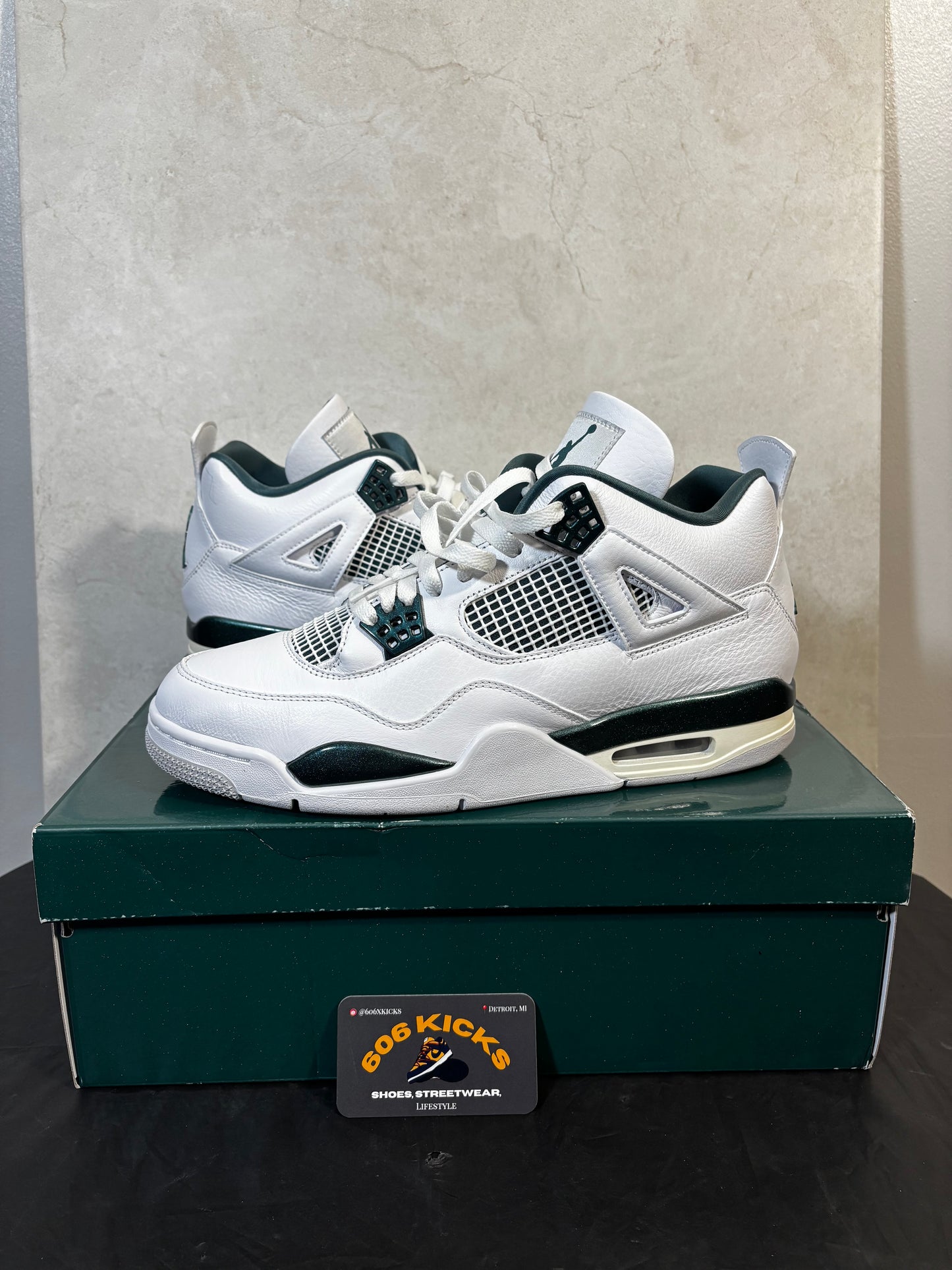 *Pre-Owned Jordan 4 ''Oxidized Green'