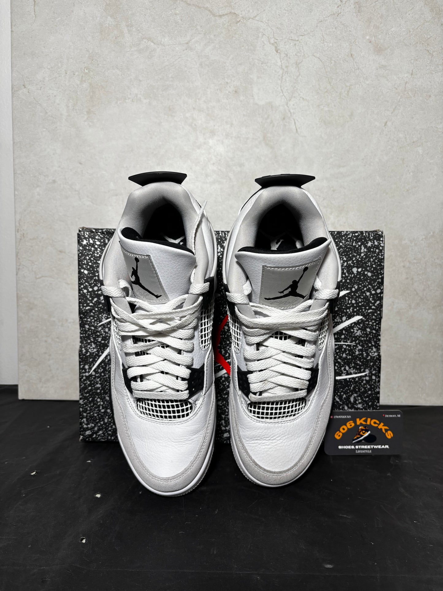 *Pre-Owned Jordan 4 'Military Black'