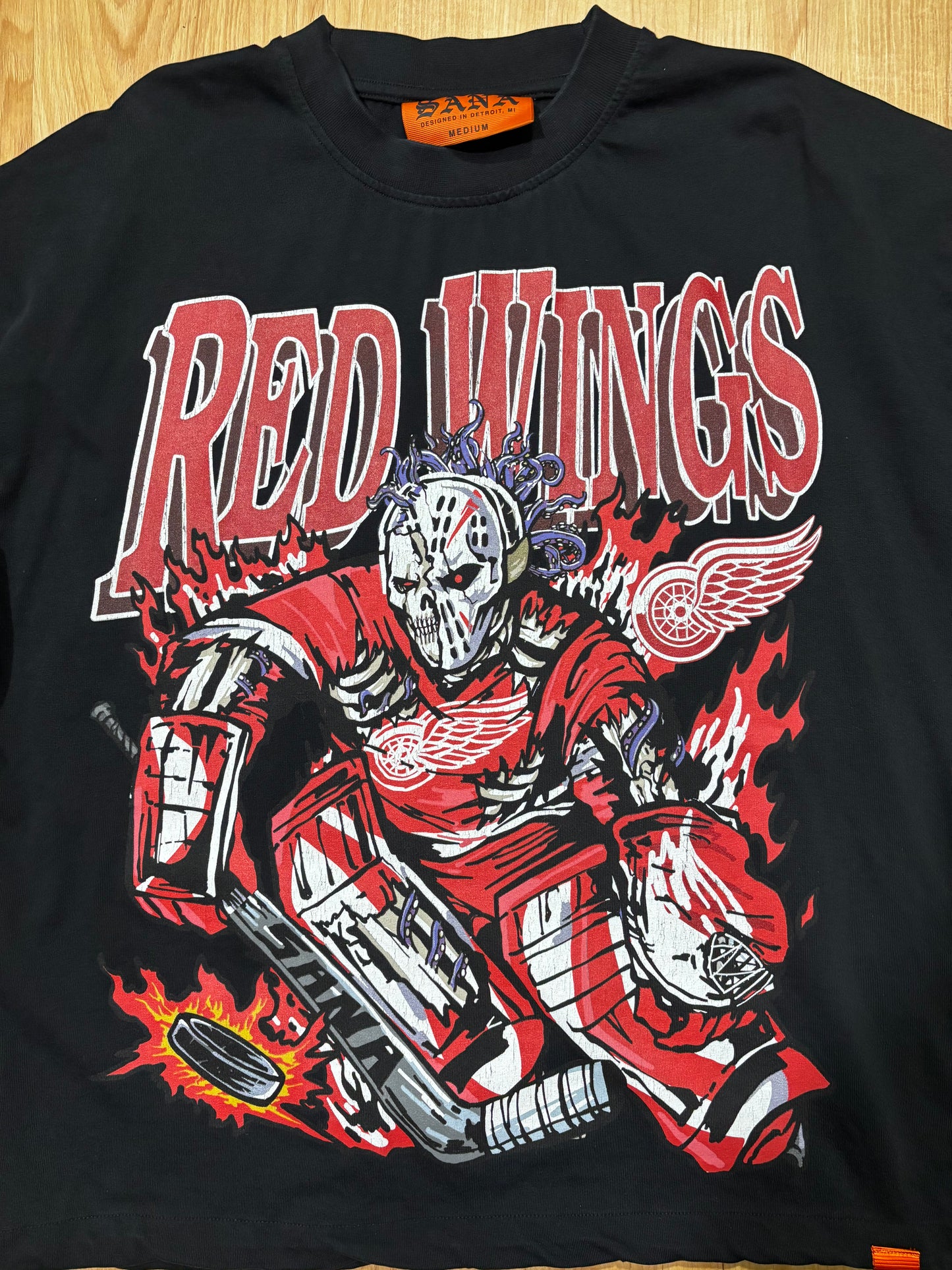 SANA Red Wings Shirt 'Skull Keeper'