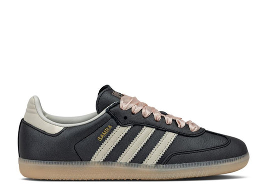 Wmns Samba 'Black Wonder Quartz Ribbon Laces'