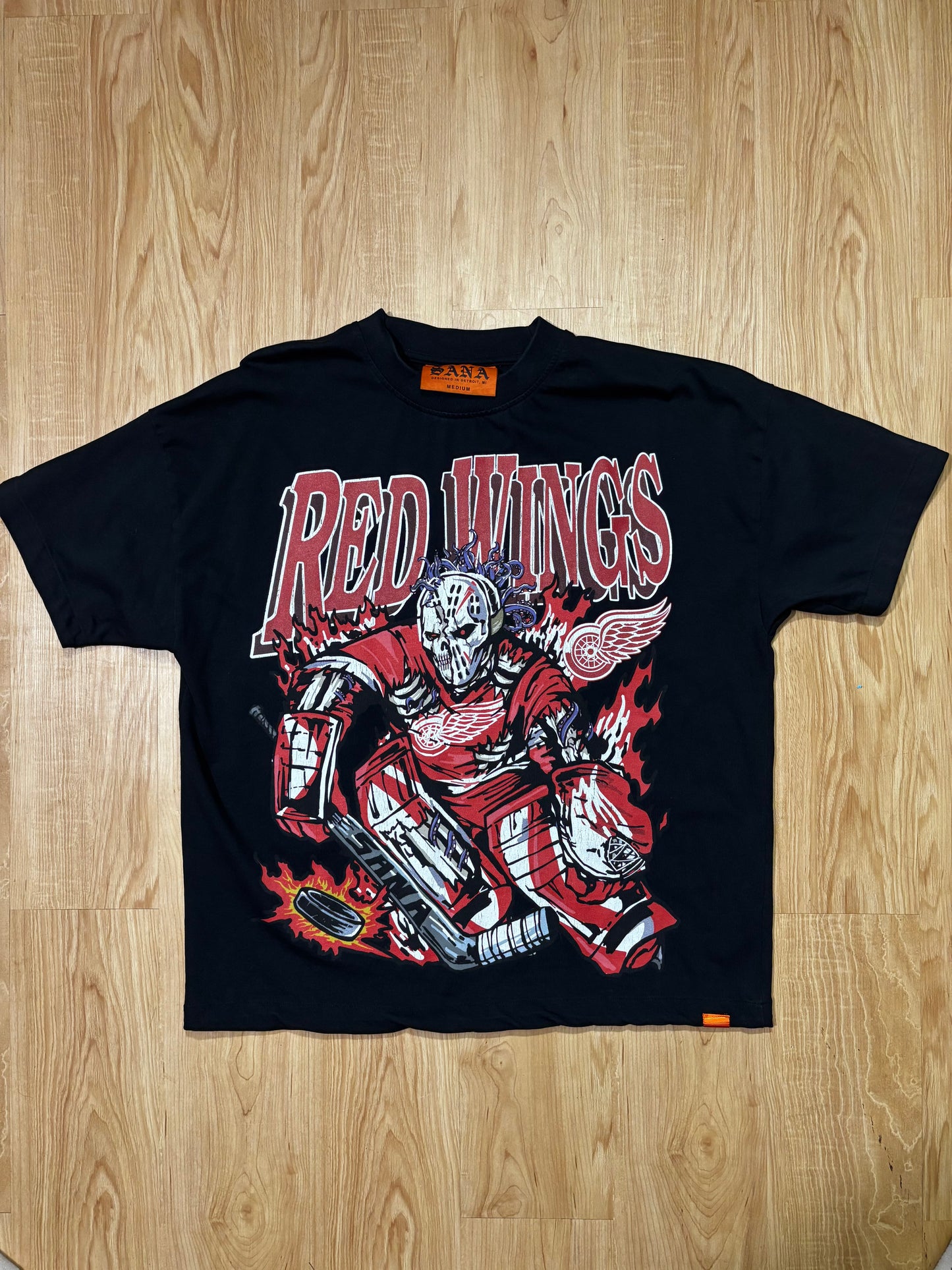 SANA Red Wings Shirt 'Skull Keeper'