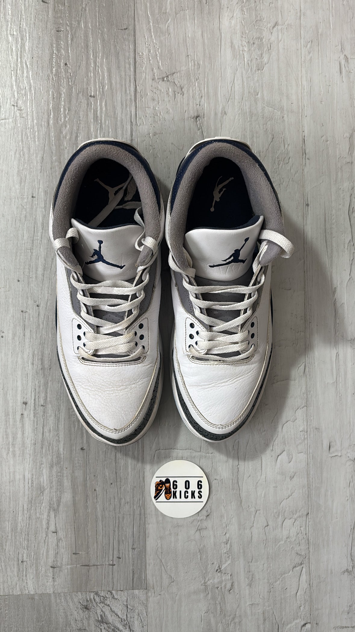 *Pre-Owned Air Jordan 3 Retro 'Midnight Navy'