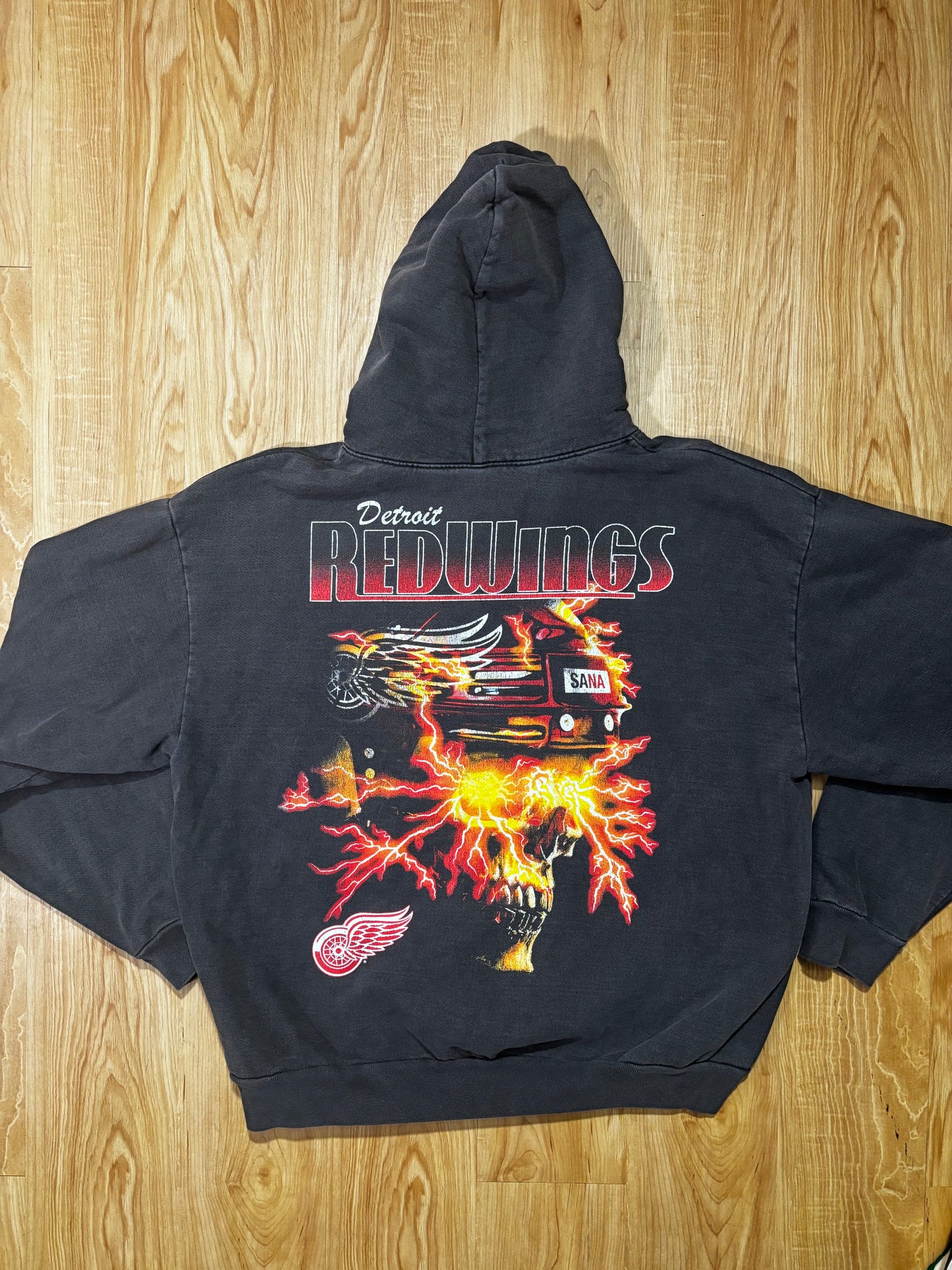 SANA Red Wings Hoodie 'Bone Bruiser'